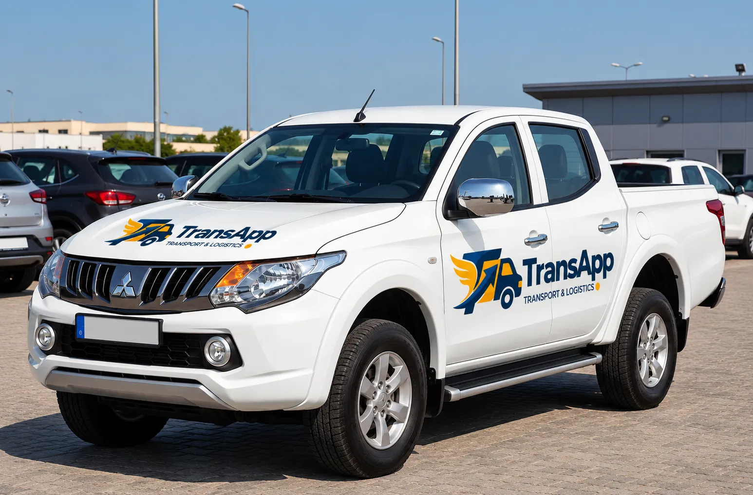 Pick-Up Mitsubishi chantier - TransApp